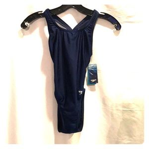 Speedo navy blue one piece